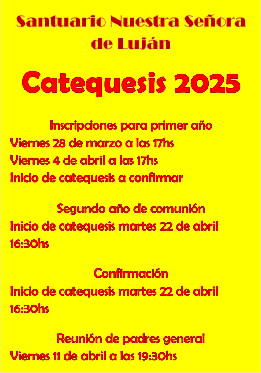 catequesis 2025
